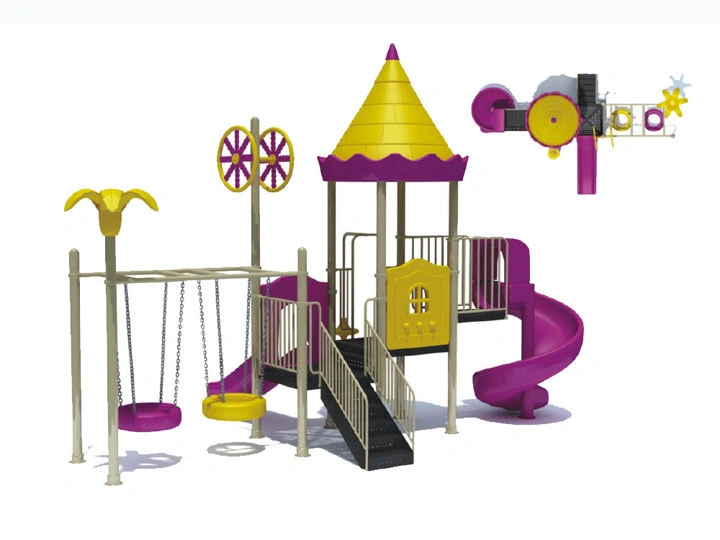 Commercial Outdoor Plastic Playground Equipment for Children Amusement Park