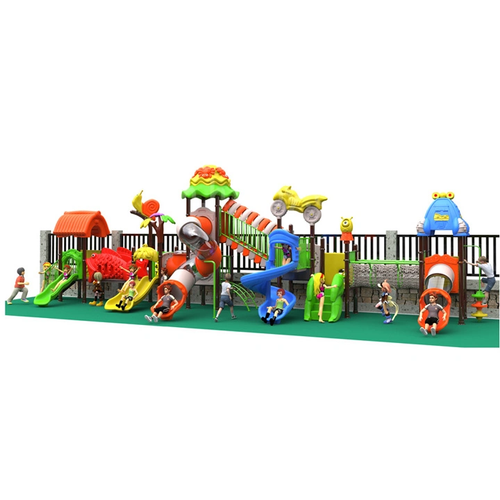 Commercial Outdoor Plastic Playground Equipment for Children Amusement Park