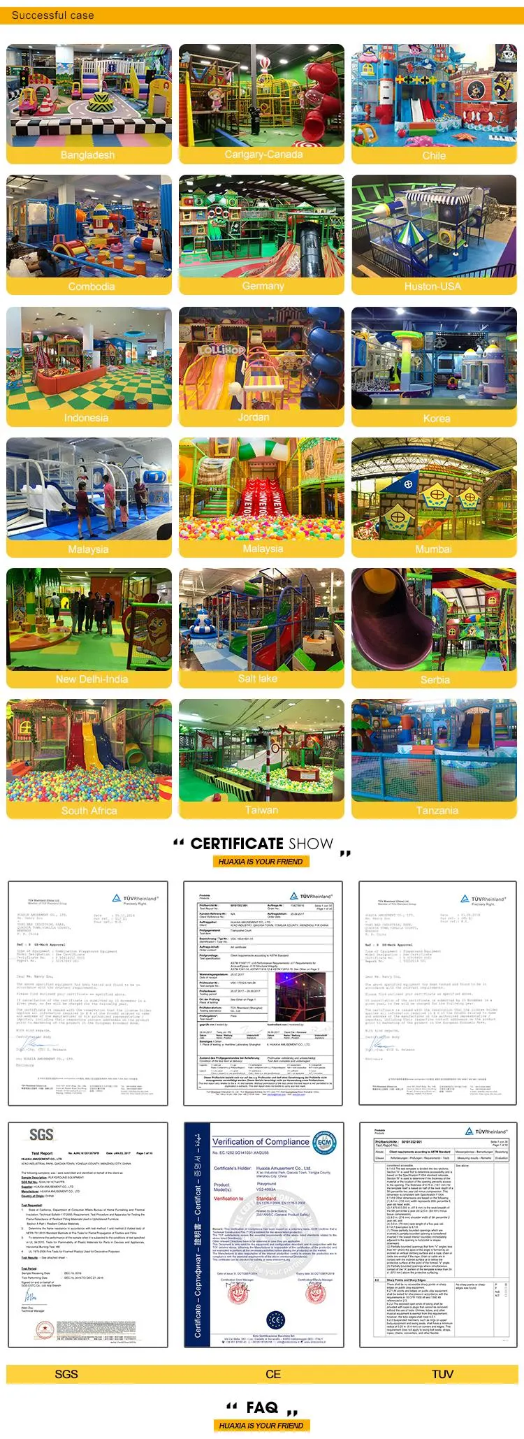 Factory Price Commercial Supermarket Garden Outdoor&Indoor Plastic Amusement Equipment Soft Big&Fun School Gym Playground for Kids&Children