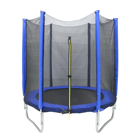 Trampolino da esterno personalizzato 6FT 8FT 10FT 12FT 13FT 14FT 15FT 16FT con custodia in rete di sicurezza