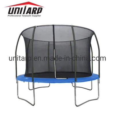 Trampolino elastico per interni/esterni 8FT 10FT 12FT 14FT 16FT con rete di sicurezza, trampolino a scala per bambini