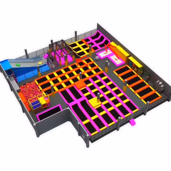 Attrezzature per parchi giochi, Accessori giochi, Usato, Adulti, Sky Zone, Bambini grandi, Attrezzature per ginnastica commerciale, Trampolino indoor, Parco musicale in vendita