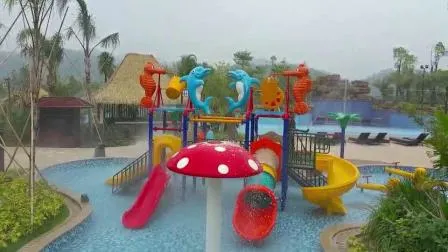 Design unico per parco acquatico per bambini all'esterno del parco giochi, attrezzature da gioco all'aperto