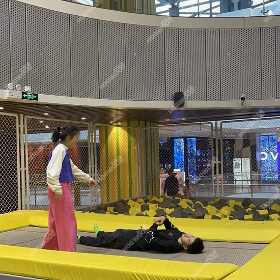 Trampolino da salto del parco divertimenti al coperto di alta qualità del produttore di fabbrica professionale