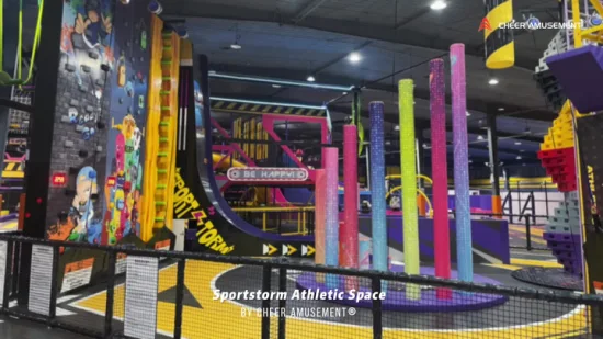 Fornitore verificato Parco giochi avventura Grandi giochi Playlands indoor Parco trampolino