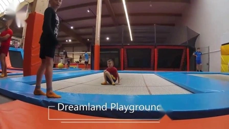 Standard TUV e ASTM, nuovo design, grandi blocchi di schiuma per saltare, parco giochi per sport di divertimento al coperto, parco con trampolino